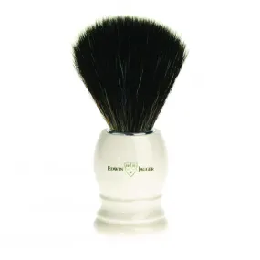 Edwin Jagger - Imitation Ivory 21mm Shaving Brush (Black Synthetic Fiber) - 21P27