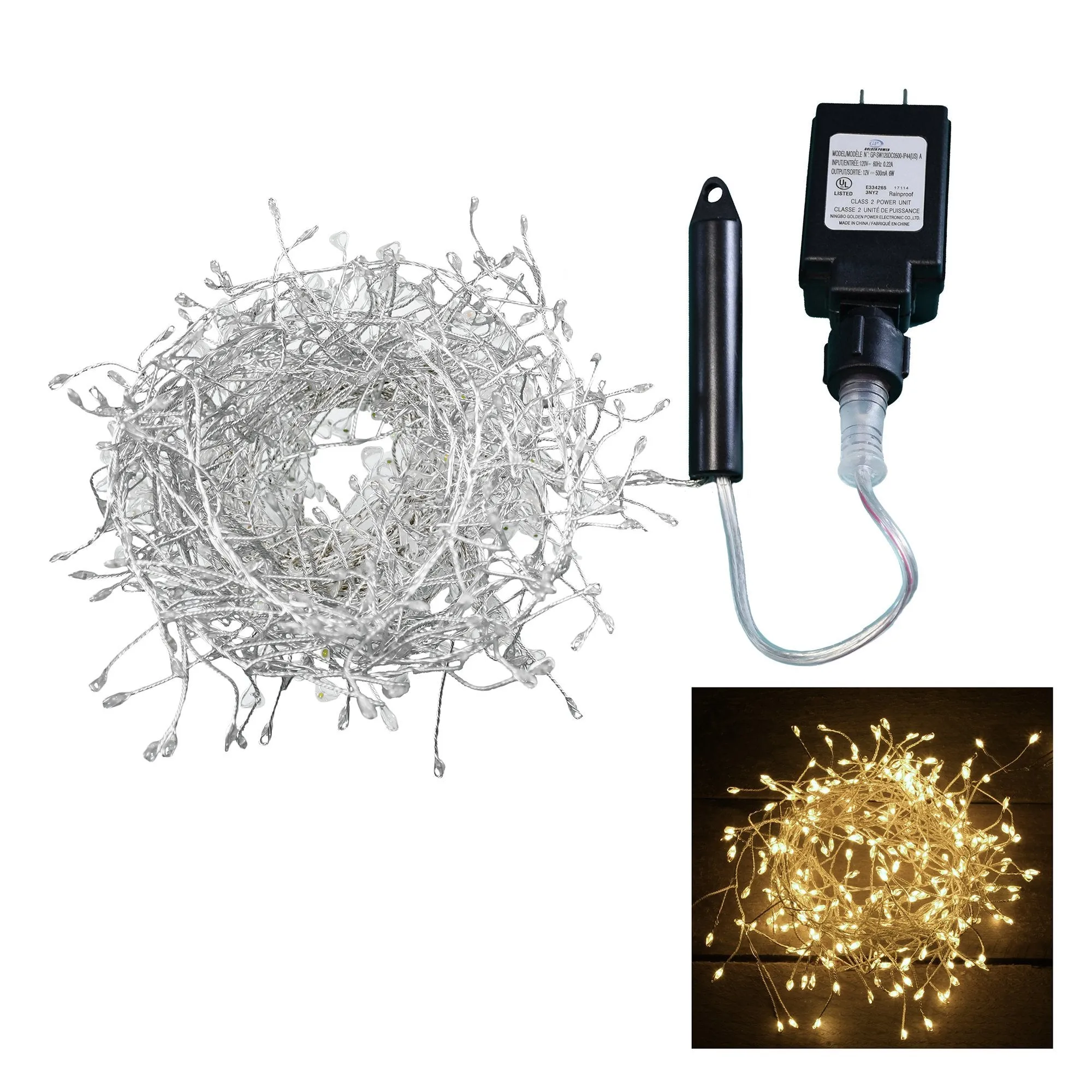 Electric Firecracker LED Fairy String Lights