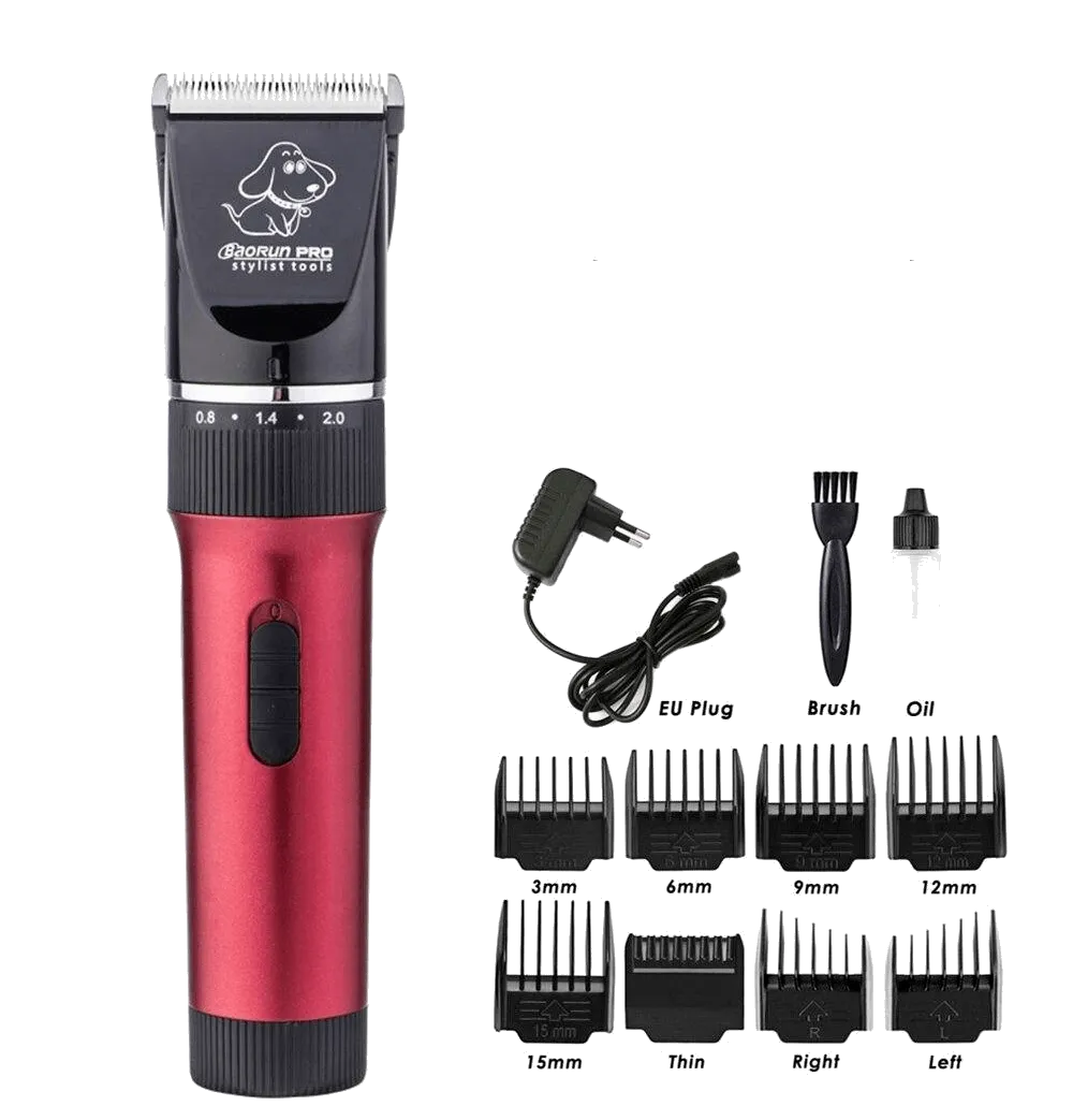 Electric Pet Dog Hair Trimmer  Grooming Clipper 110-240V