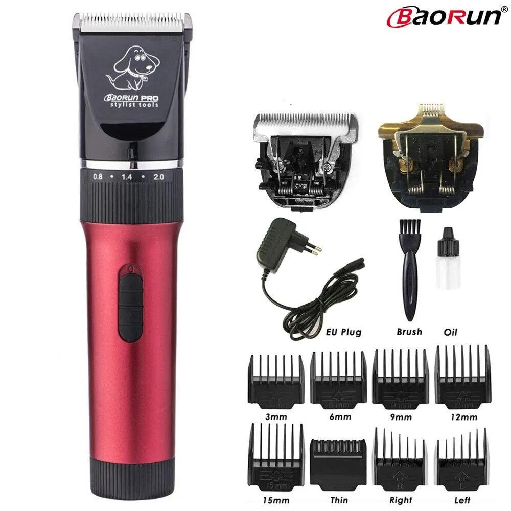 Electric Pet Dog Hair Trimmer  Grooming Clipper 110-240V