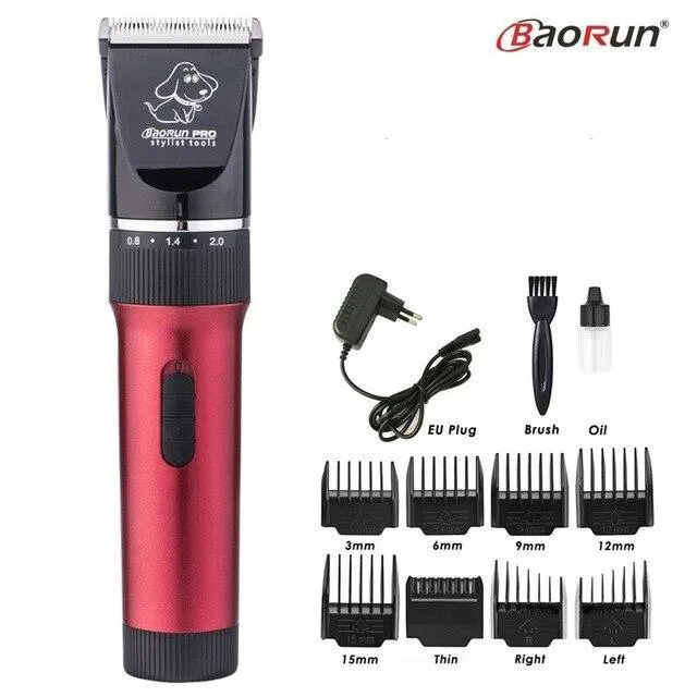 Electric Pet Dog Hair Trimmer  Grooming Clipper 110-240V