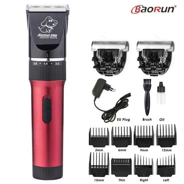 Electric Pet Dog Hair Trimmer  Grooming Clipper 110-240V