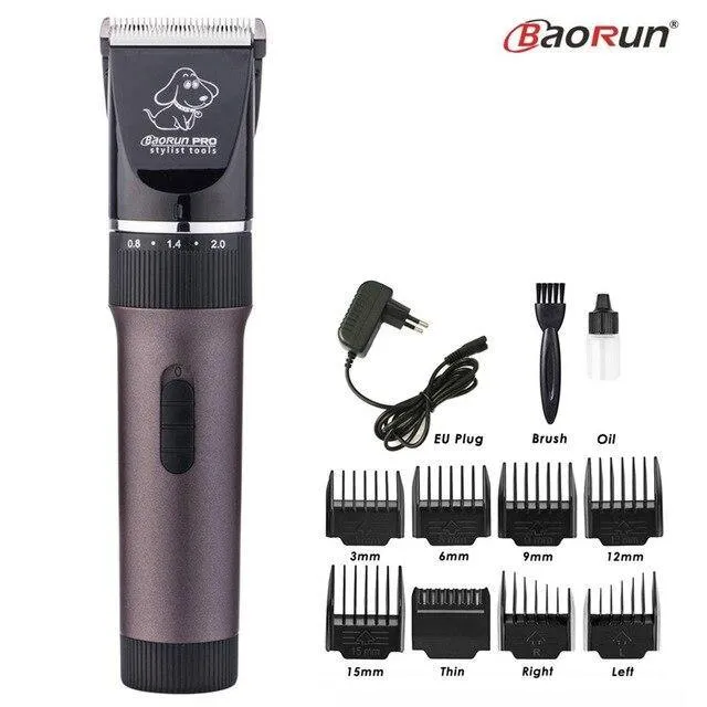 Electric Pet Dog Hair Trimmer  Grooming Clipper 110-240V