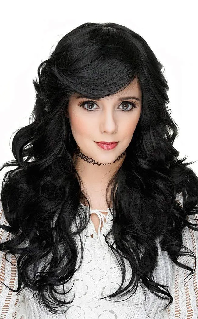 Emmeline Vamp Black Wig