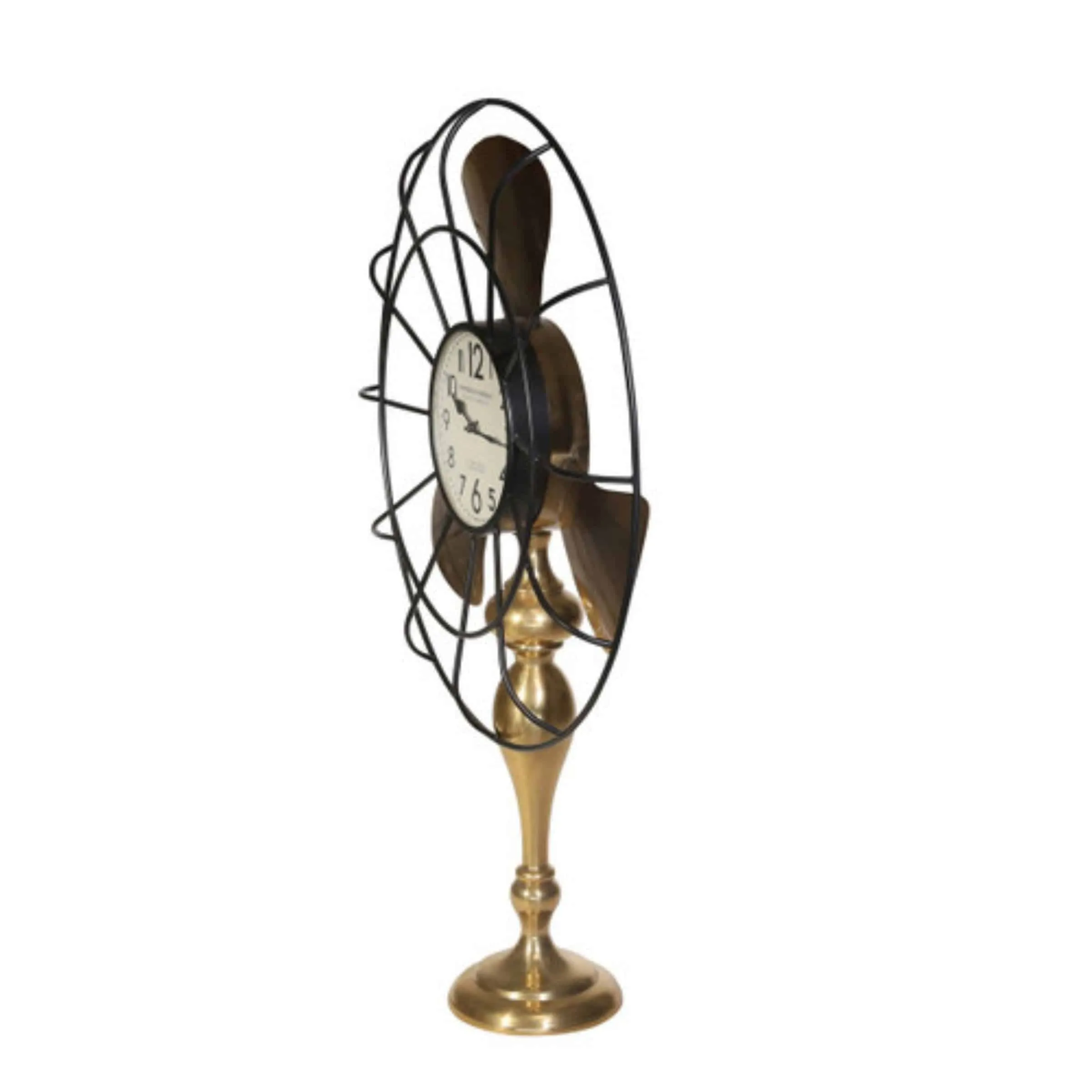 Fan-Style Table Clock 14840-02