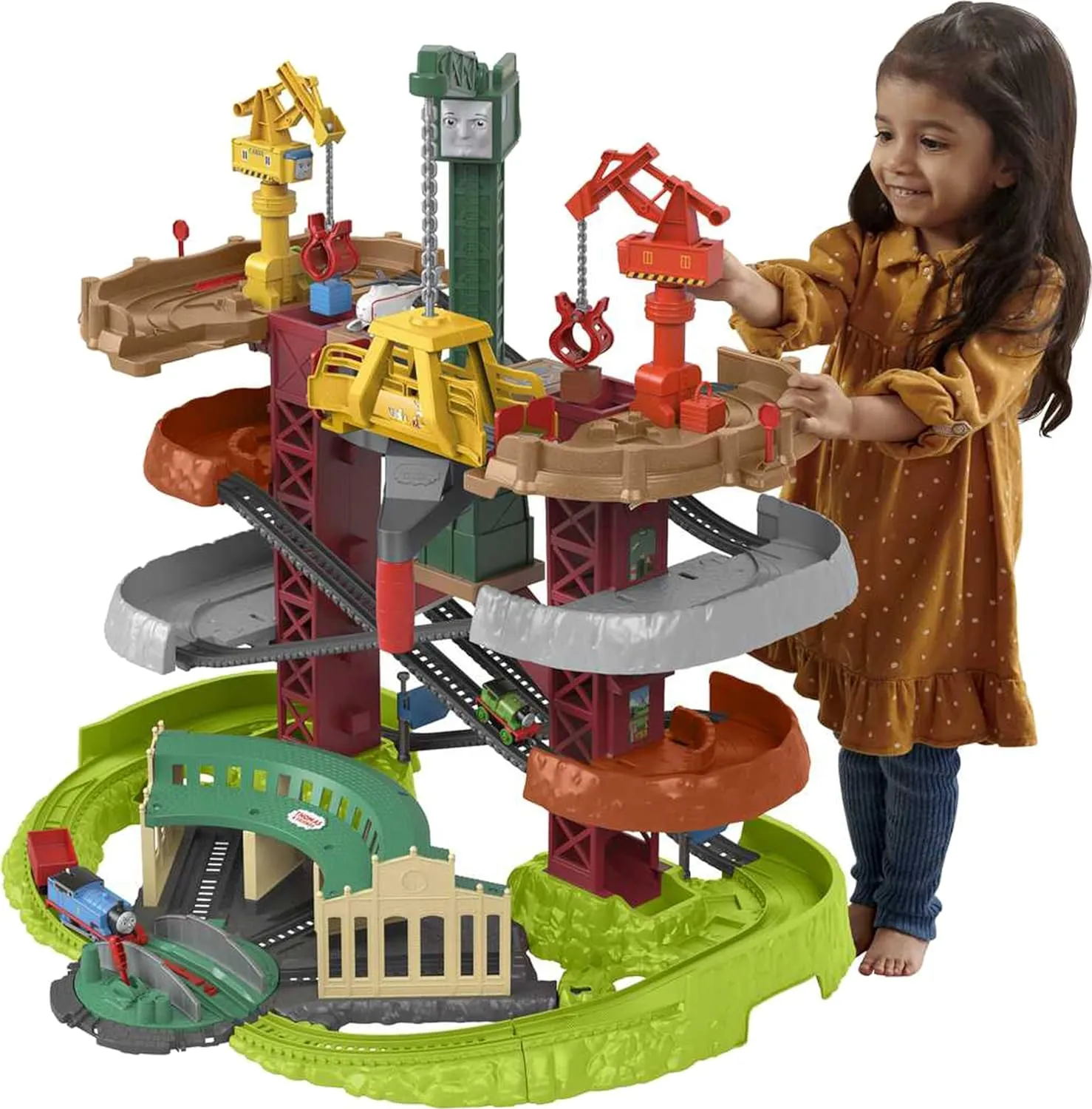 Fisher Price Thomas & Friends Fisher-Price Trains & Cranes Super Tower Track Set