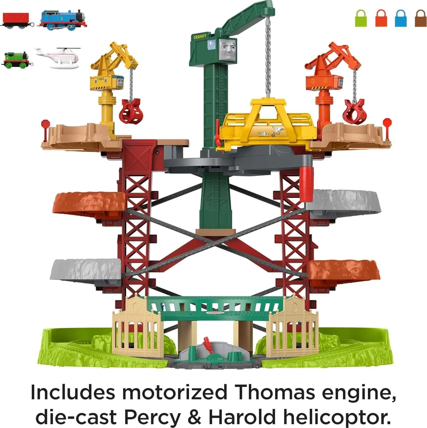 Fisher Price Thomas & Friends Fisher-Price Trains & Cranes Super Tower Track Set