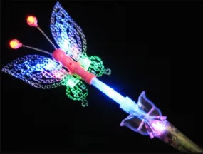 Girls Glowing Light Up Butterfly Wand Wholesale