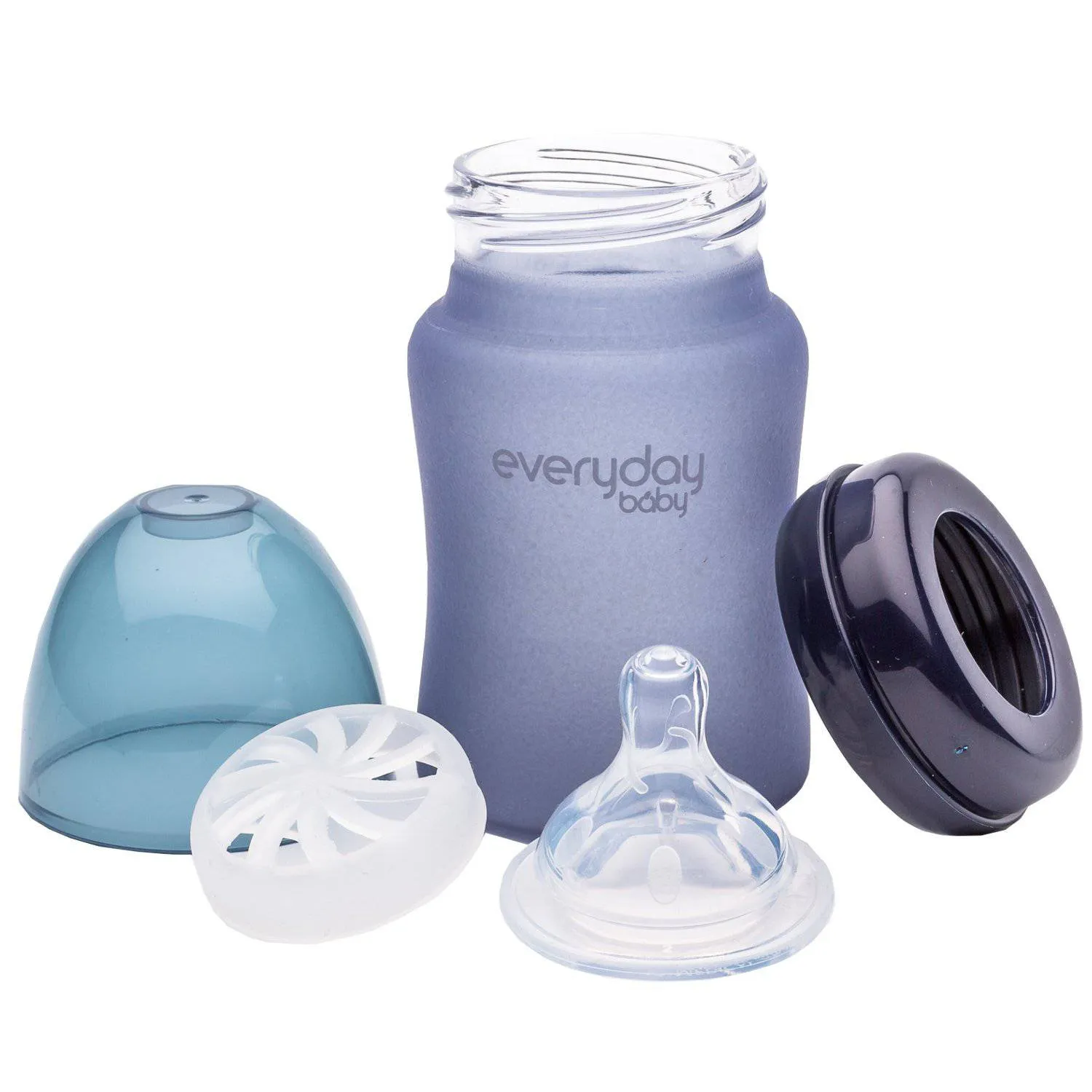 Glass Baby Bottle Heat Sensing 150ml