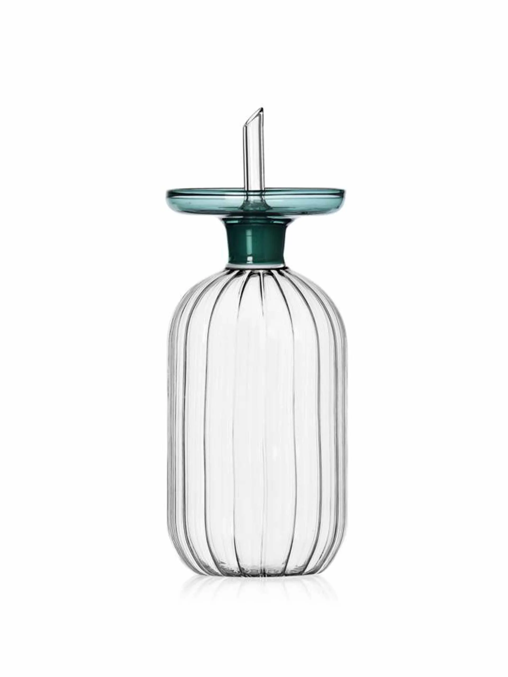 Glass oil bottle