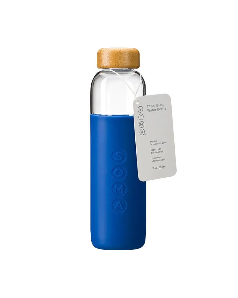 Glass Water Bottle - 17oz