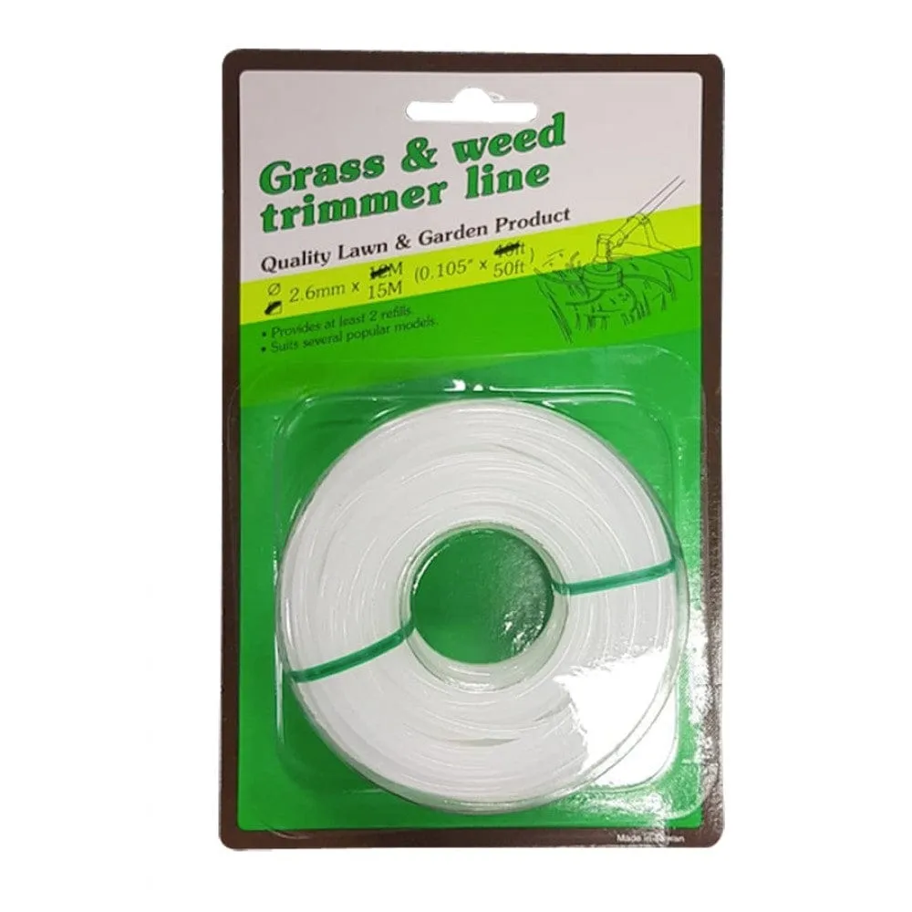 GREEN LAWN 1.6 / 2.0 / 2.4 / 2.6 TRIMMER LINE - XG012EA