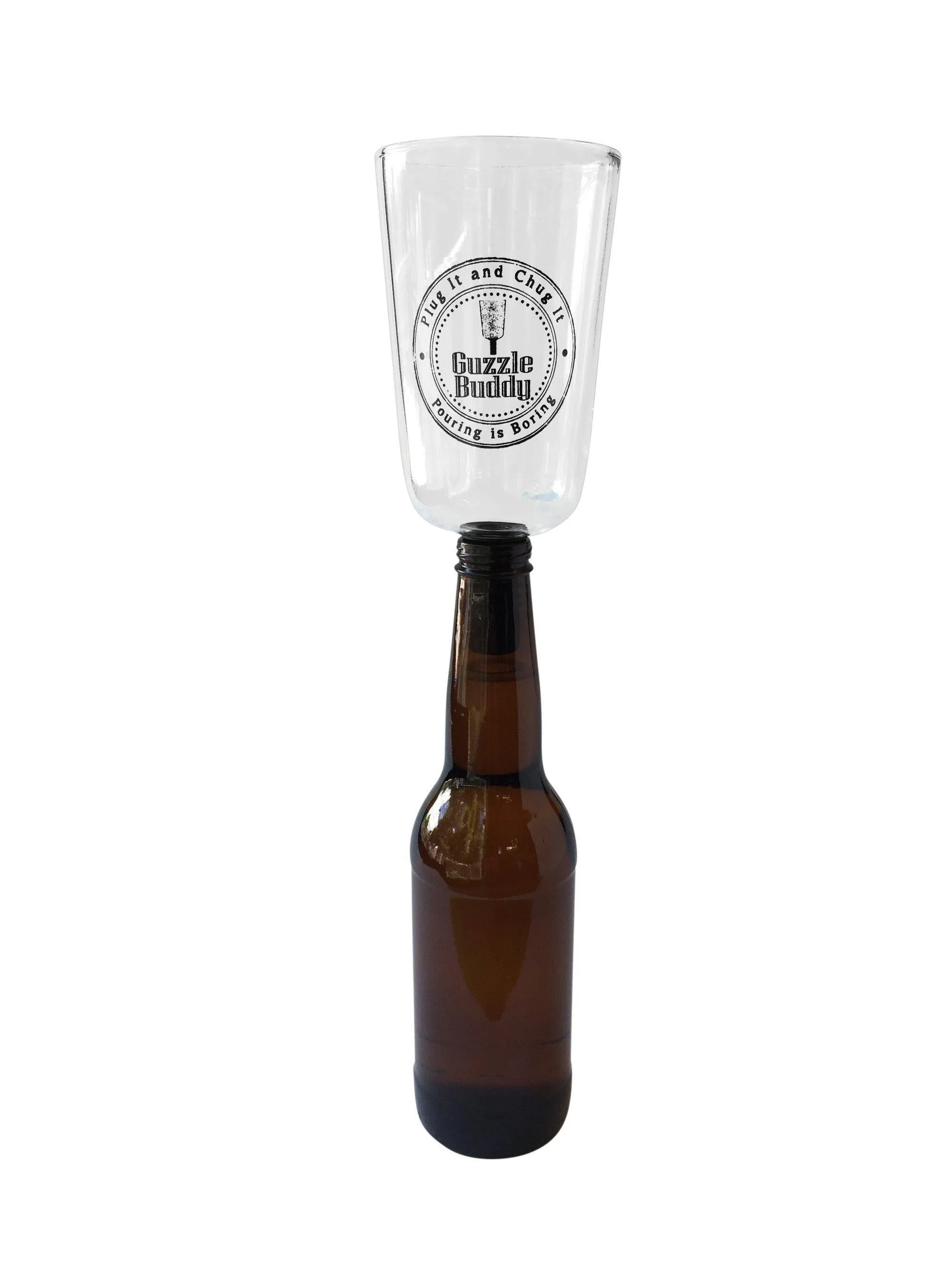 Guzzle Buddy® Beer Bottle Glass