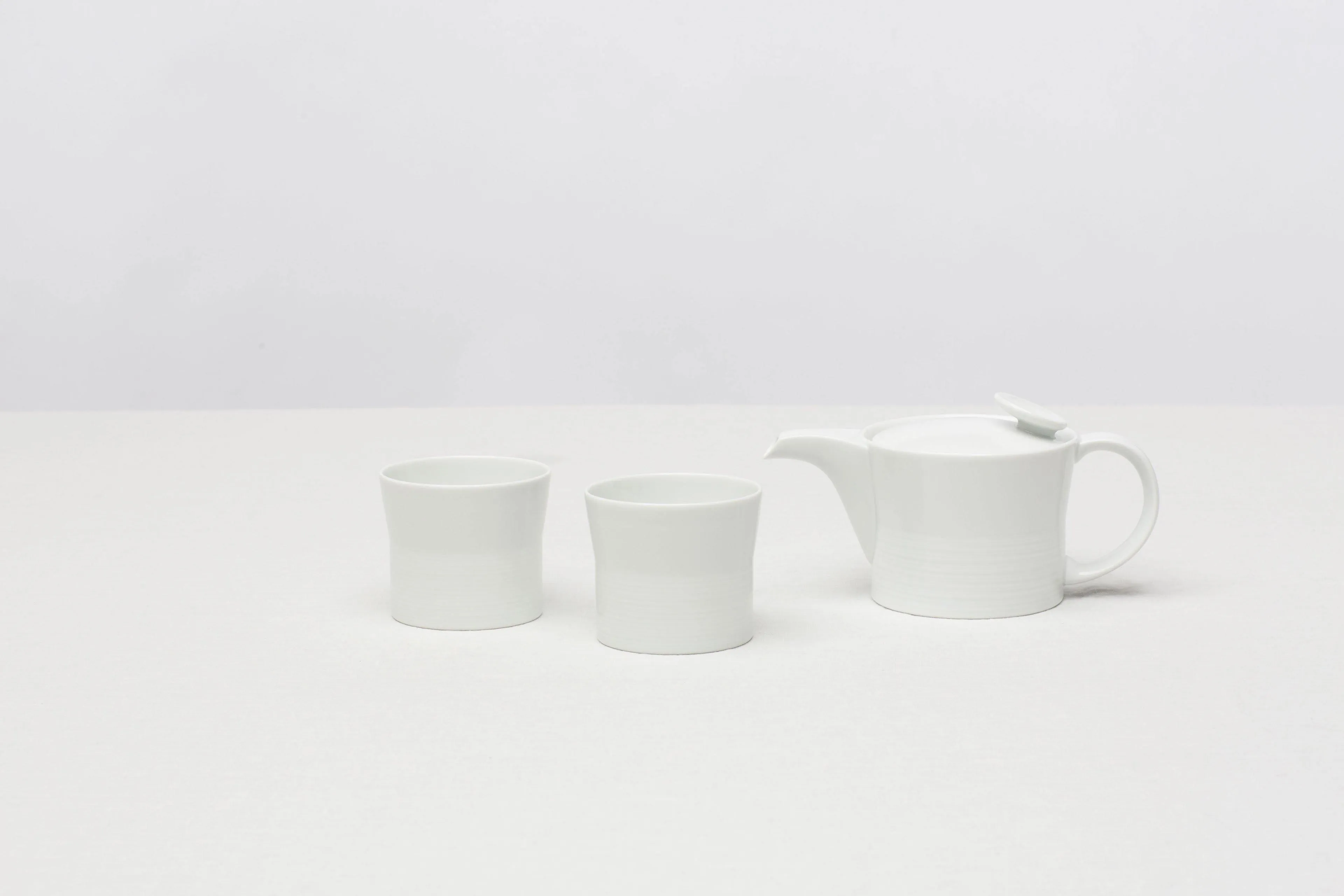 Hakusan Asanoito Hemp Thread Tea Set White (3pcs)