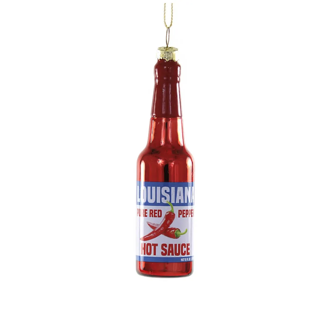 Hot Pepper Sauce Ornament 4.5"