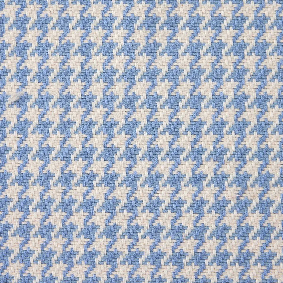 Houndstooth Blue Fabric Swatch