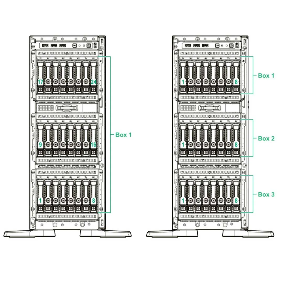 HPE ProLiant ML350 Gen10 CTO Tower Server