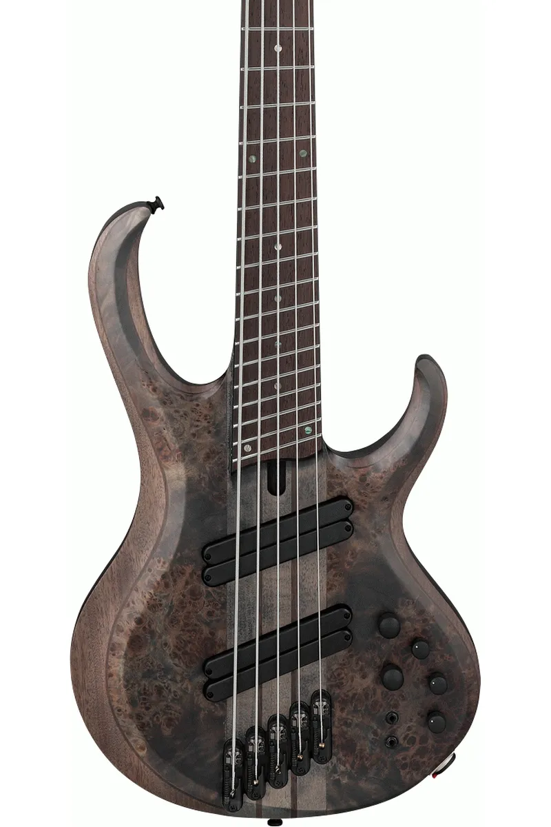 Ibanez BTB805MS 5 string Multiscale Bass Transparent Grey Flat