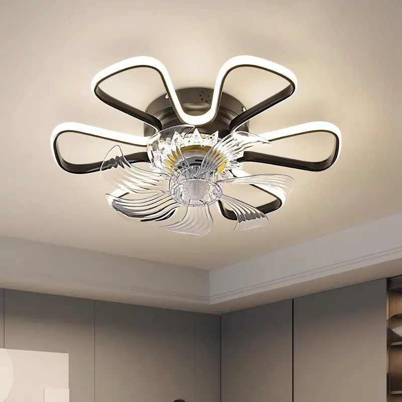 Intelligent Tmall Genie Voice Control Ceiling Fan Light