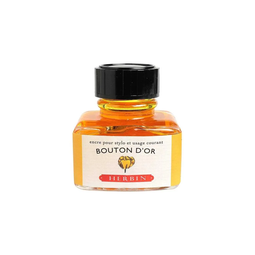 J Herbin Ink Bottle (10ml / 30ml) - Bouton d'Or