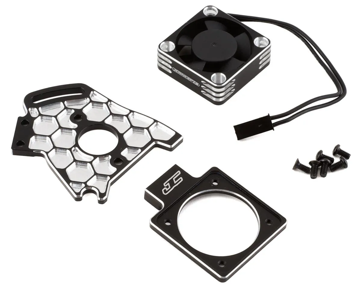 JConcepts Slash 4x4 LCG/Rustler 4x4 Aluminum Fan & Honeycomb Motor Plate Set