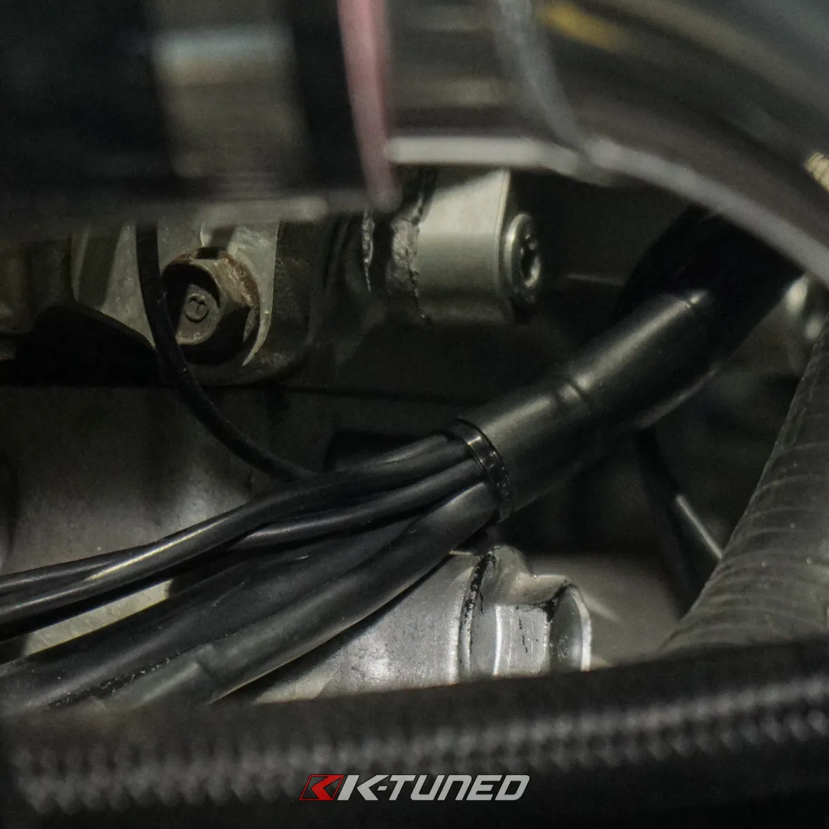 K-Tuned K-Series Engine Harness - Race-Grade w/Raychem DR-25 - OEM Routing (No Power Wire) - KTH-41R-ENG