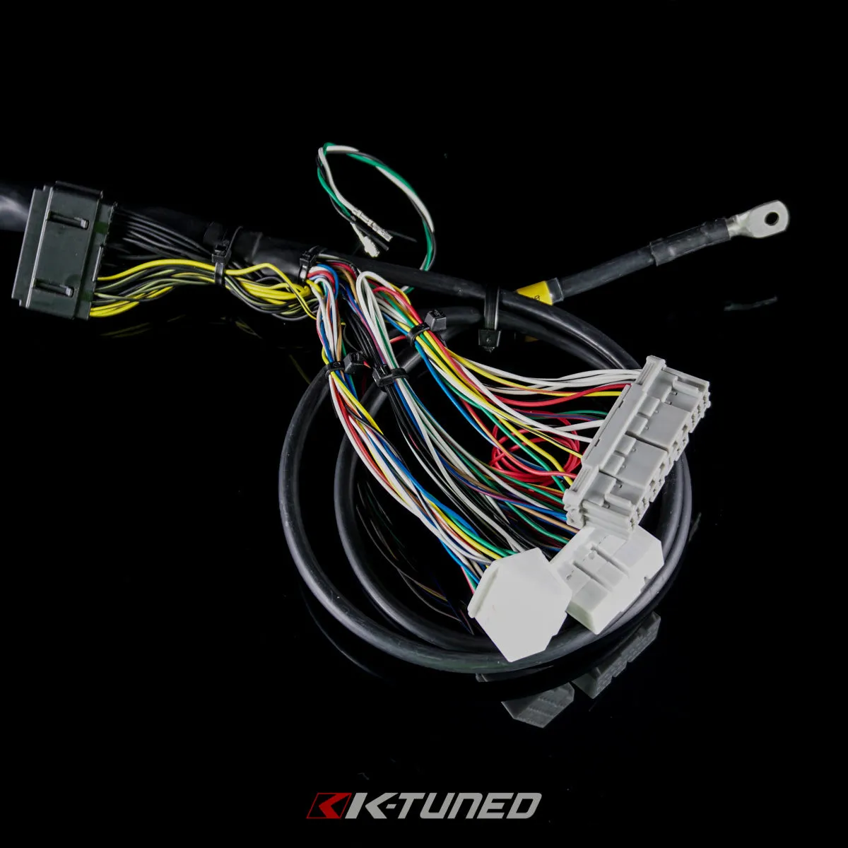 K-Tuned K-Series Engine Harness - Race-Grade w/Raychem DR-25 - OEM Routing (No Power Wire) - KTH-41R-ENG