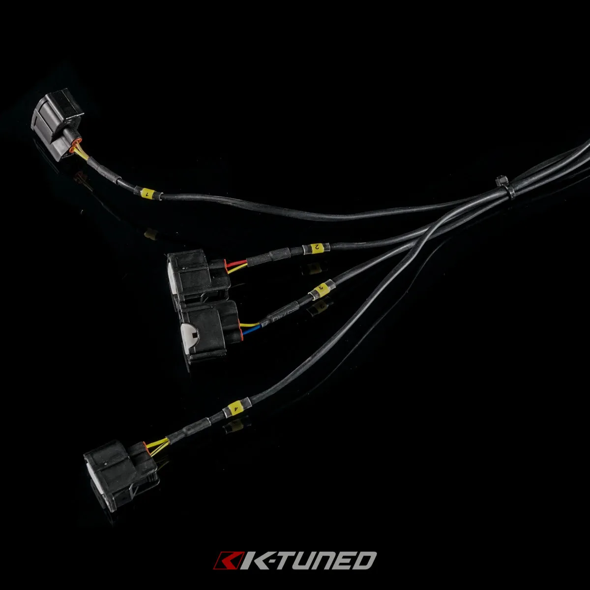 K-Tuned K-Series Engine Harness - Race-Grade w/Raychem DR-25 - OEM Routing (No Power Wire) - KTH-41R-ENG