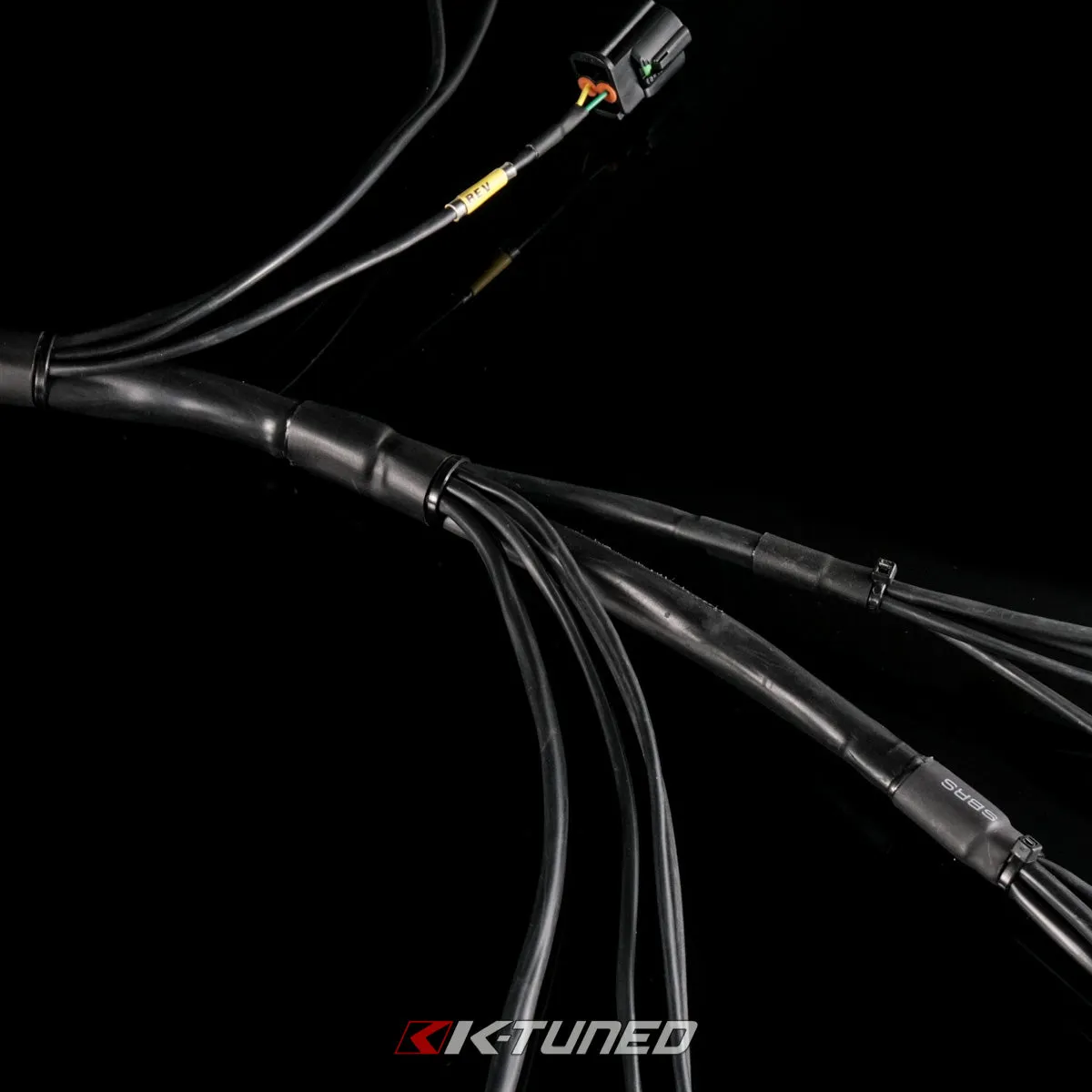 K-Tuned K-Series Engine Harness - Race-Grade w/Raychem DR-25 - OEM Routing (No Power Wire) - KTH-41R-ENG