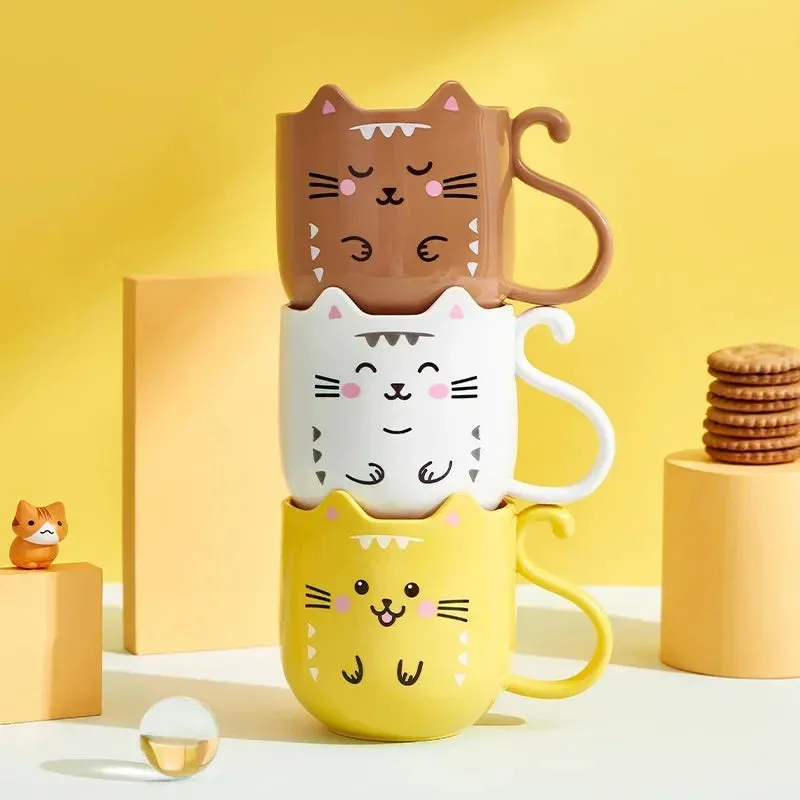 Kawaii Cat Cups