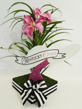 Kentucky Oaks Logo Hat Centerpiece