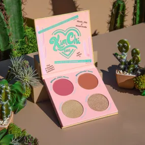 KIMCHI X NAOMI SMALLS: 2 Queens in 1 Desert Sunkissed in June Blush Palette - Vegan