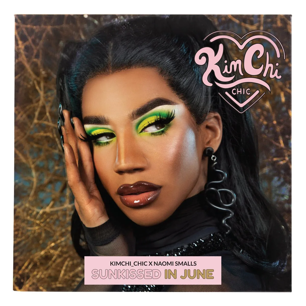 KIMCHI X NAOMI SMALLS: 2 Queens in 1 Desert Sunkissed in June Blush Palette - Vegan