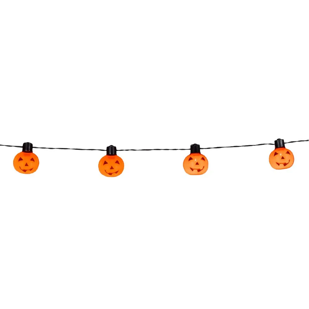 LED Pumpkin String Lights - 1.75m