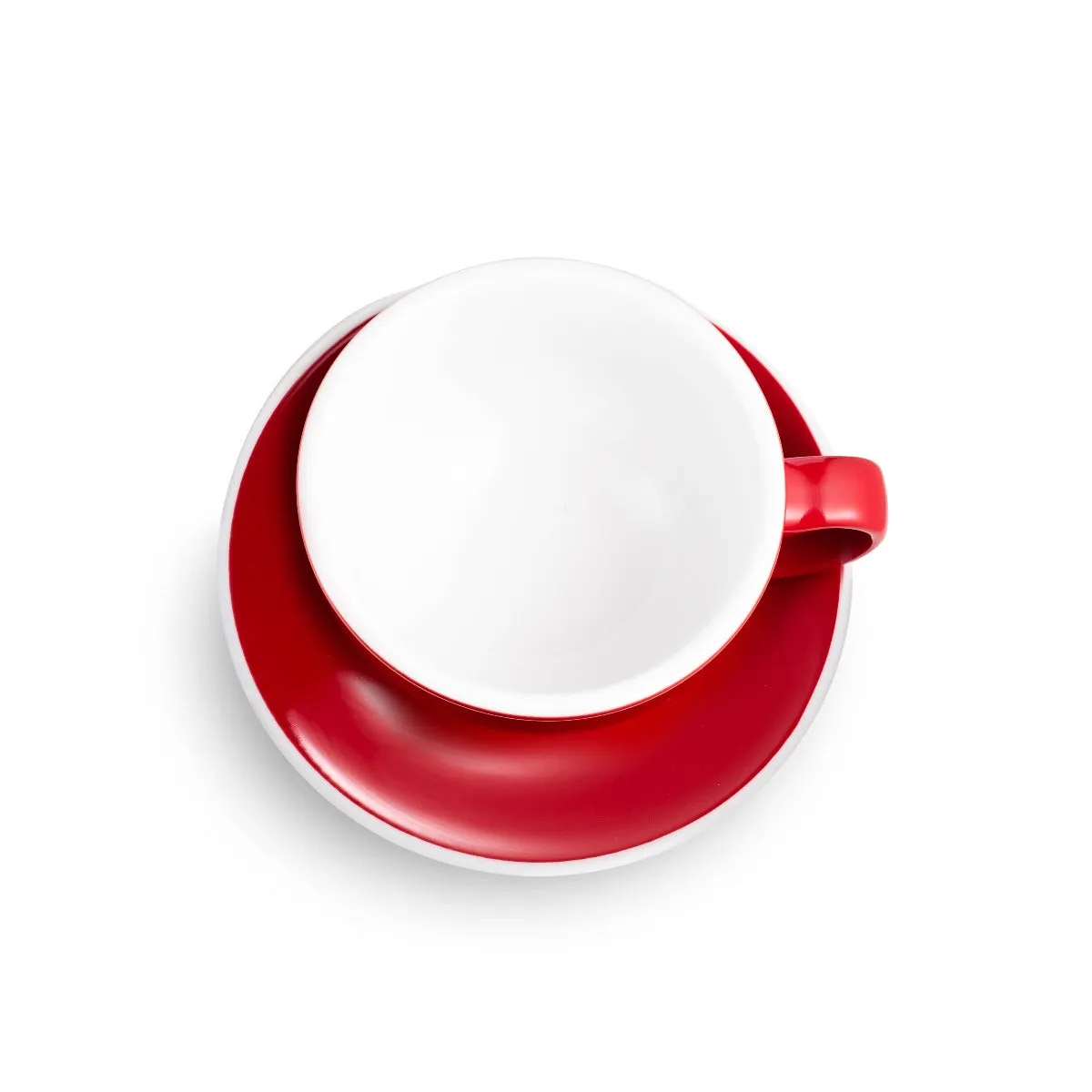 Loveramics Egg Style Small Cappuccino Cup & Saucer for (5oz/150ml) - Set of 2