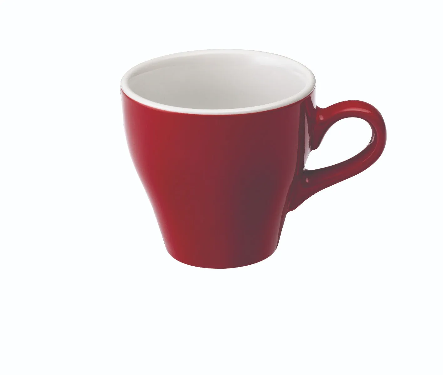 Loveramics Tulip Style Latte Cup & Saucer - Red (9.5oz/280ml)