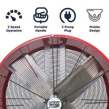 MaxxAir | 30-Inch Direct Drive Commercial Fan (Factory Reconditioned)