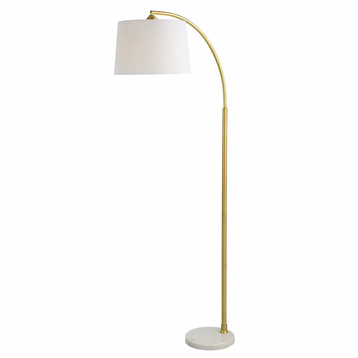 Metal Arc Gold Floor Lamp