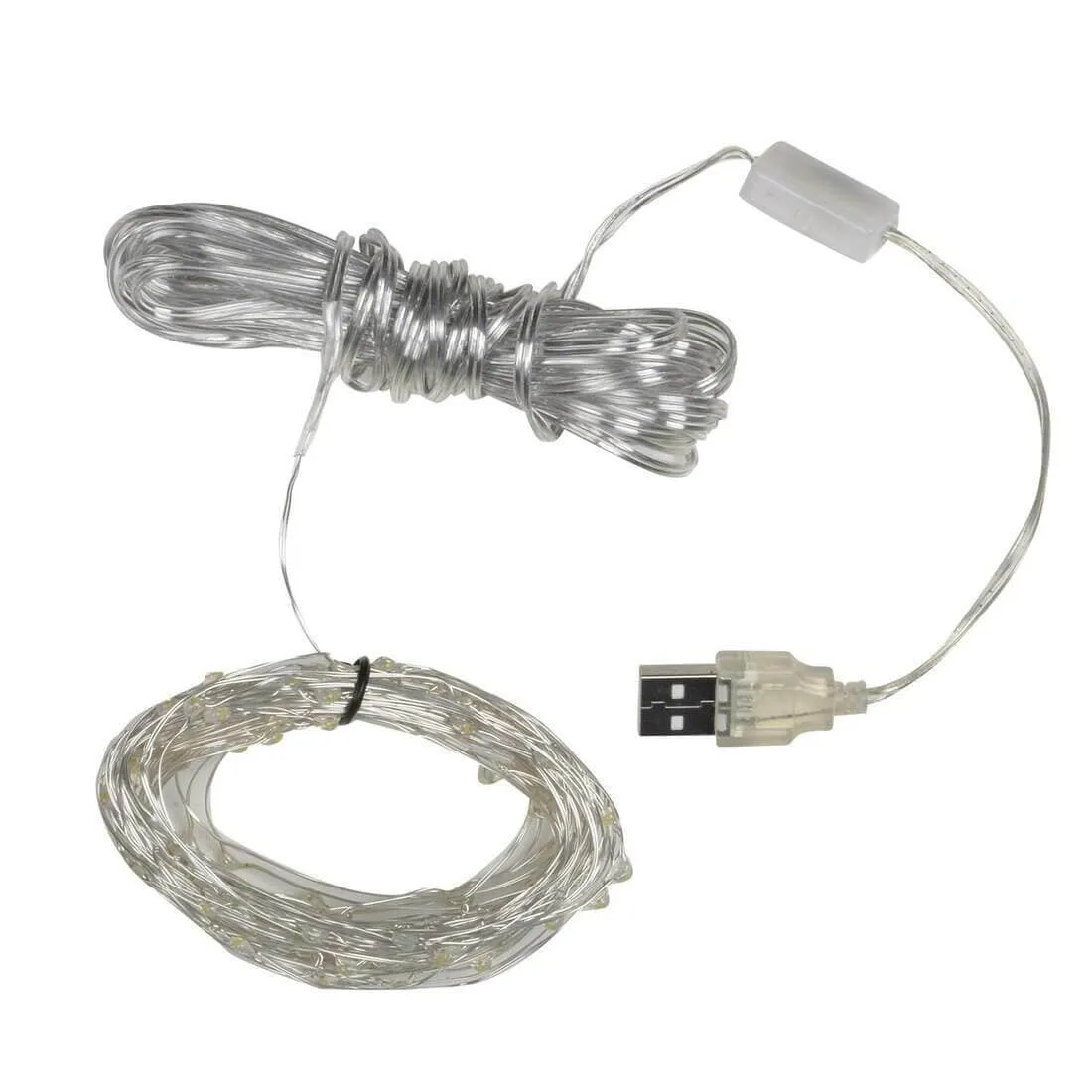 Micro LED Copper Wire Fairy Lights USB Christmas Lights