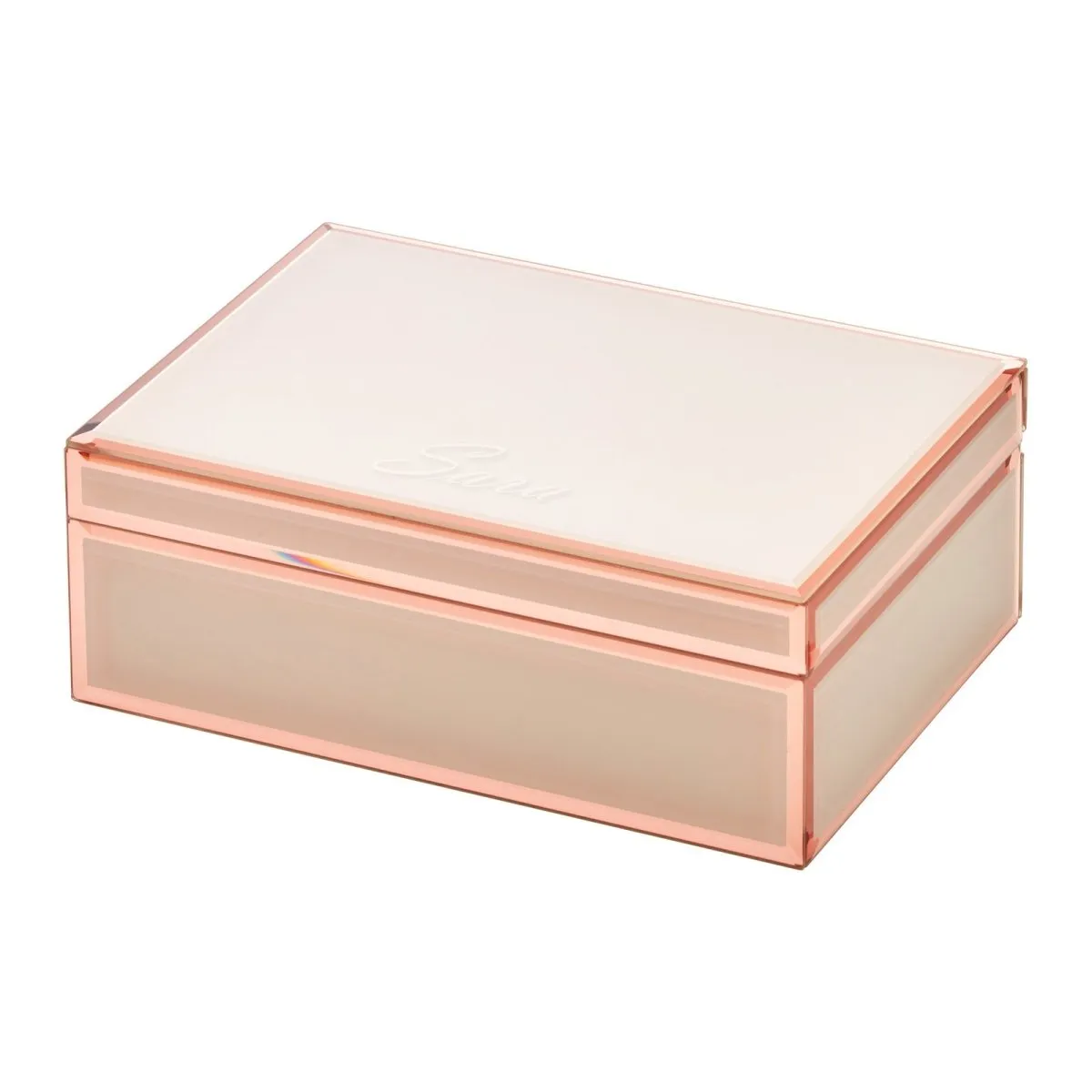 One Six Eight London Sara Jewellery Box Blush Large