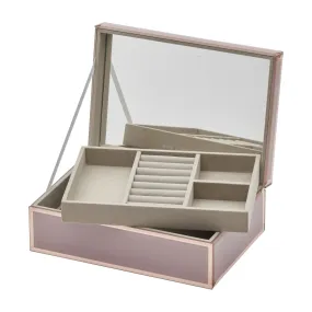 One Six Eight London Sara Jewellery Box Dusty Rose Large