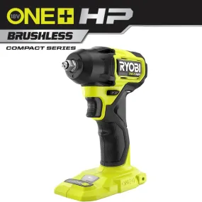 Open Box -  RYOBI ONE  HP 18V Brushless Cordless Compact 3/8 in. Impact Wrench (Tool Only)