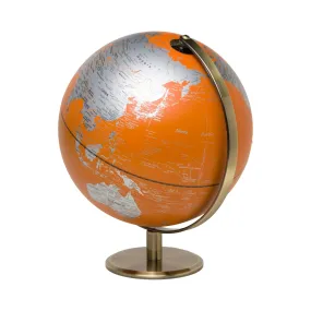 Orange Globe Light 10in