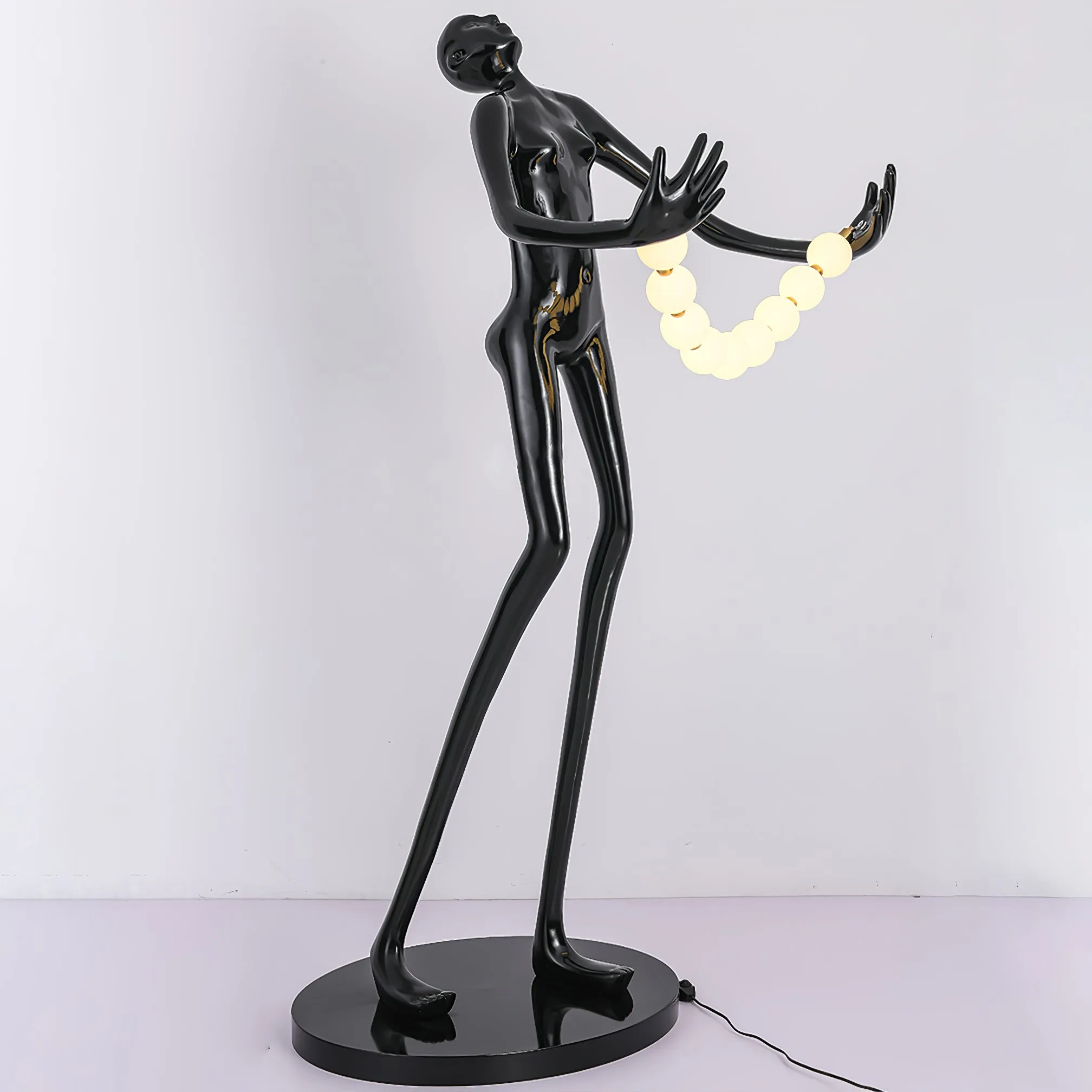 Orb Juggler Sculpture Floor Lamp