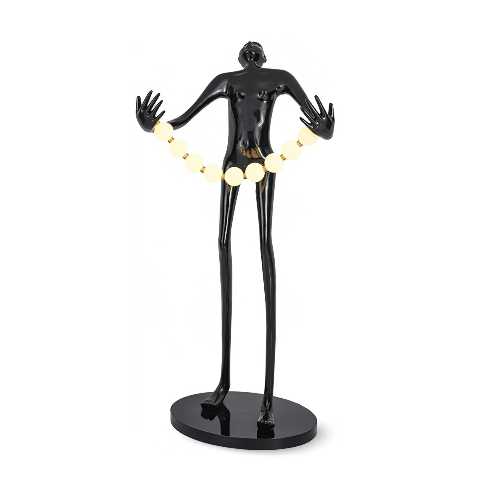 Orb Juggler Sculpture Floor Lamp