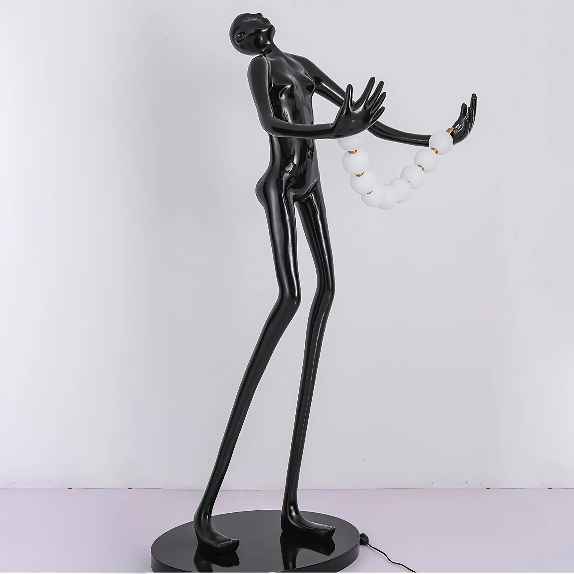 Orb Juggler Sculpture Floor Lamp