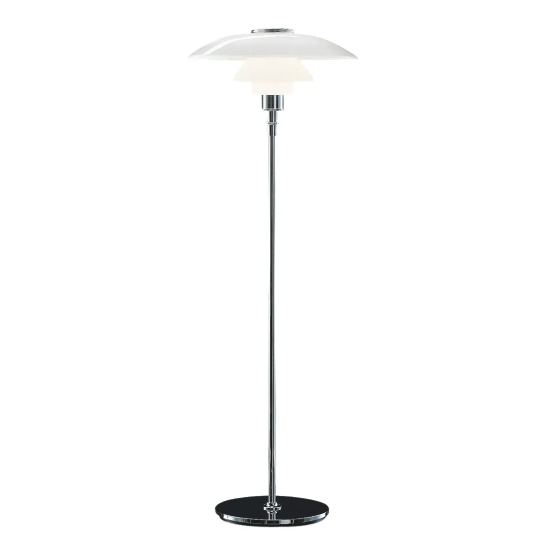 PH 4½-3½ Glass Floor Lamp