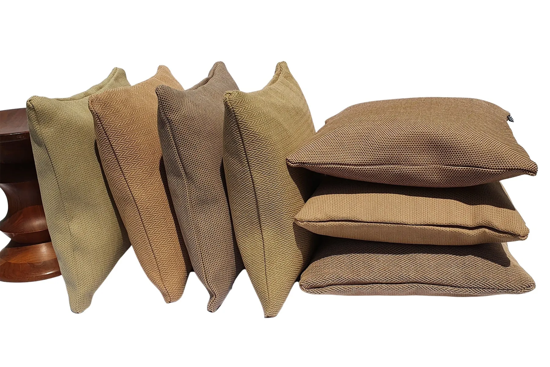 Pillows and Cushions "Montauk" in Hot Stone Color