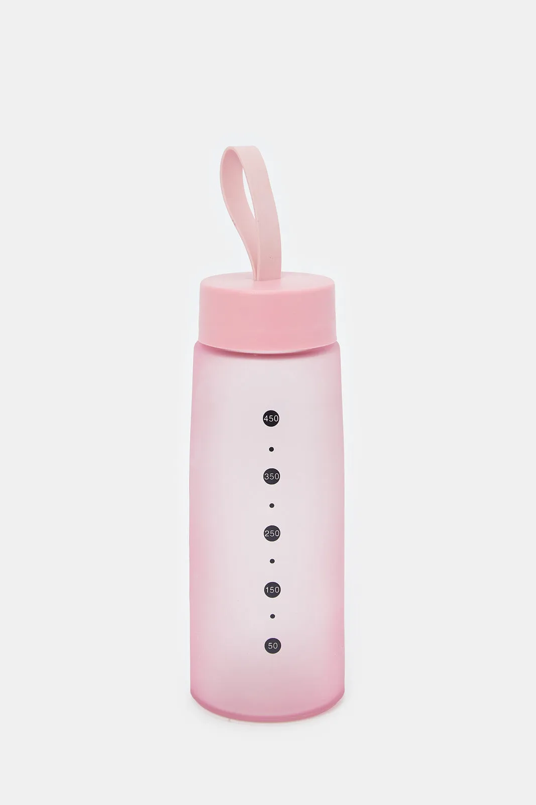 Pink Printed Glass Bottle (475ml)