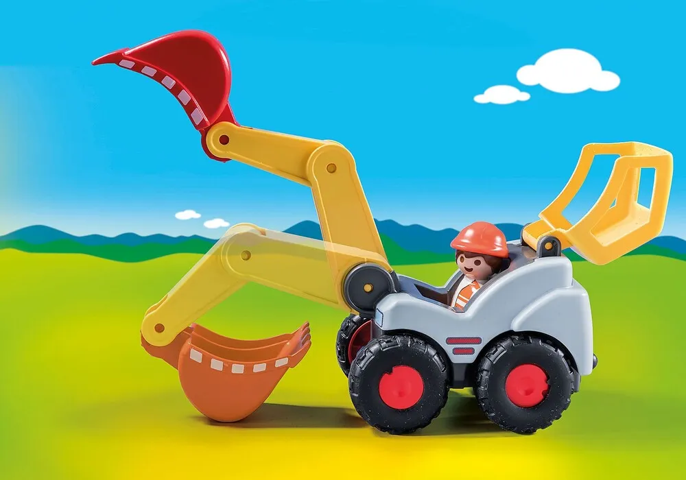 Playmobil 1.2.3 - Shovel Excavator (70125)